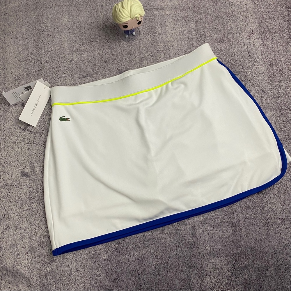 Lacoste Sport NWT White Tennis Golf Skirt Shorts